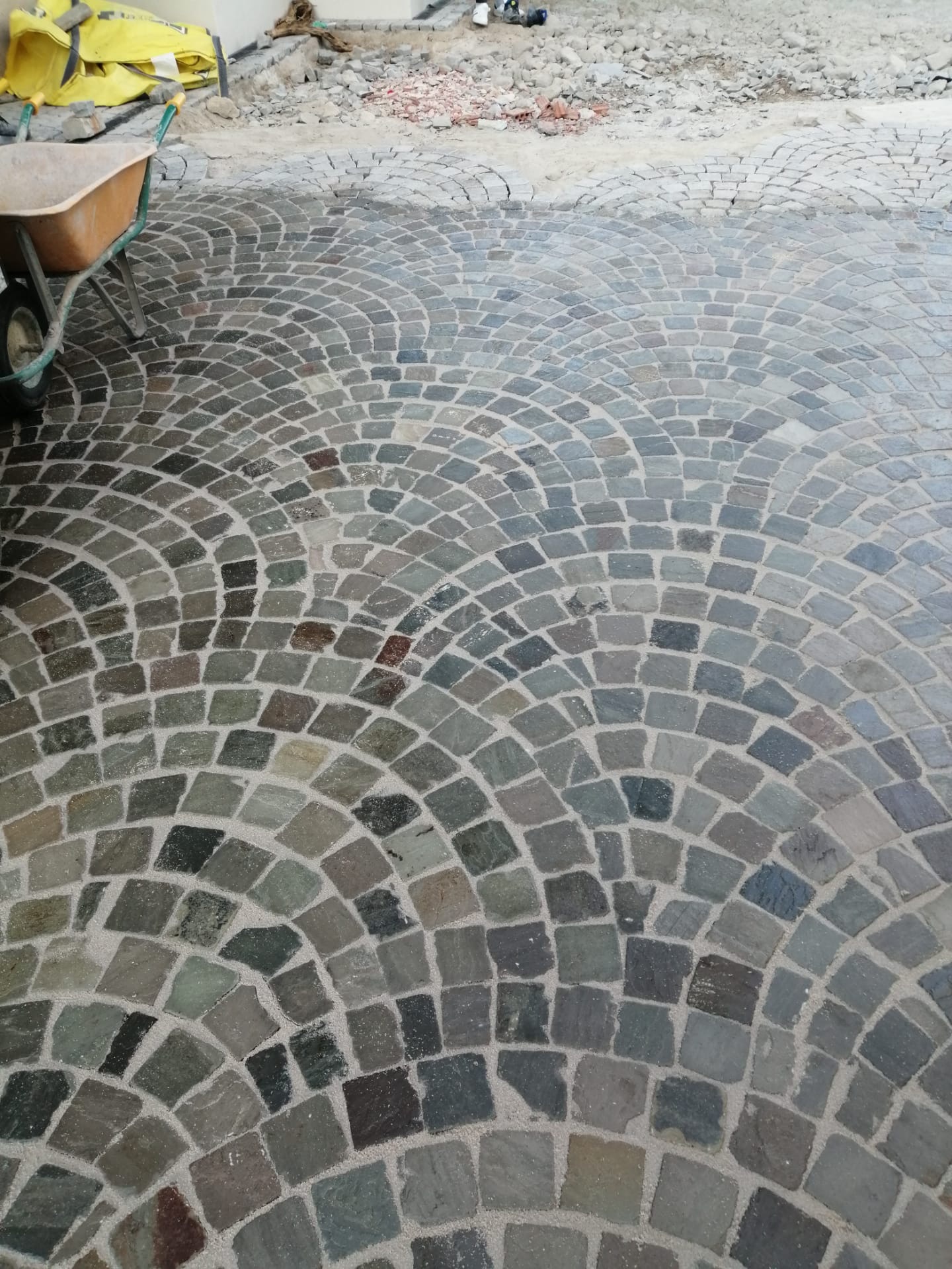 Trabajo de calzada portuguesa