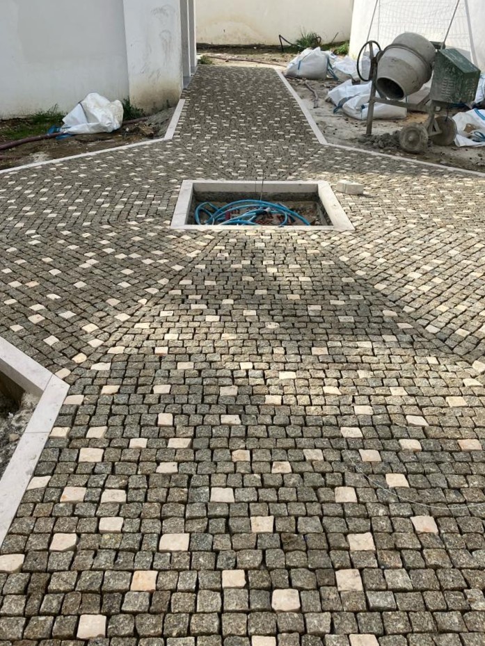 Trabajo de calzada portuguesa