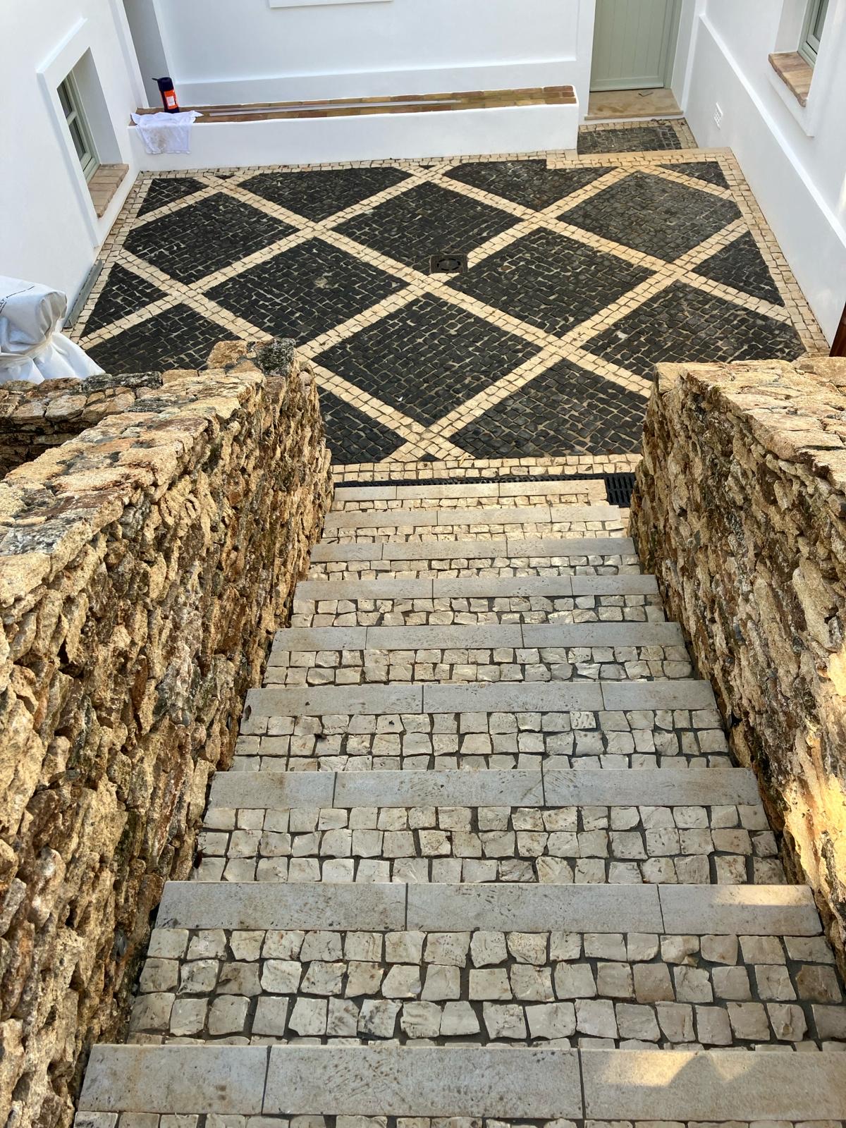 Trabajo de calzada portuguesa